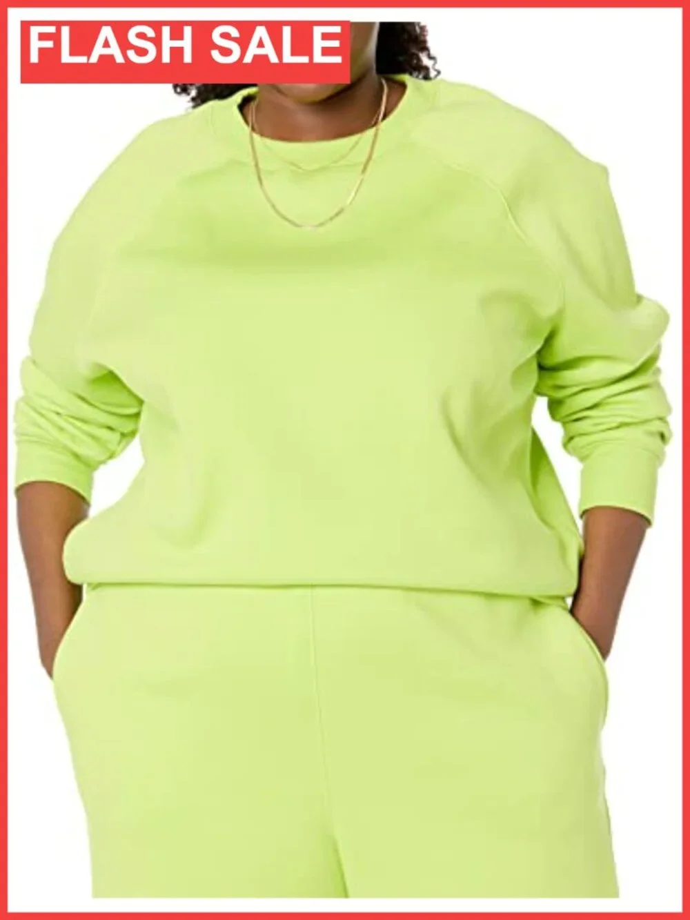 Women's Relaxed Fit Crewneck Pullover Sweatshirt Long Sleeve Rib Detail